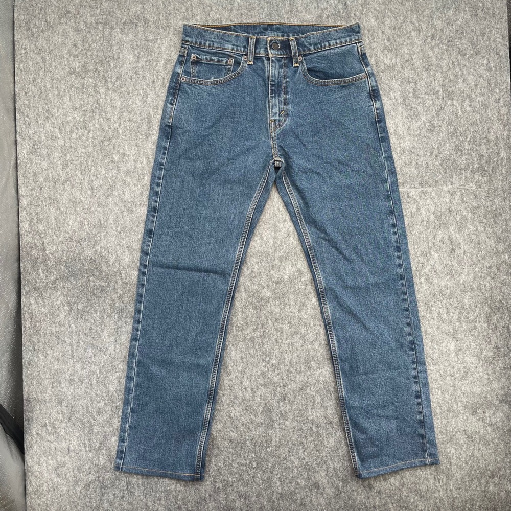 Levis 505 Jeans Mens 31x32 Regular Fit Straight Leg Blue Denim